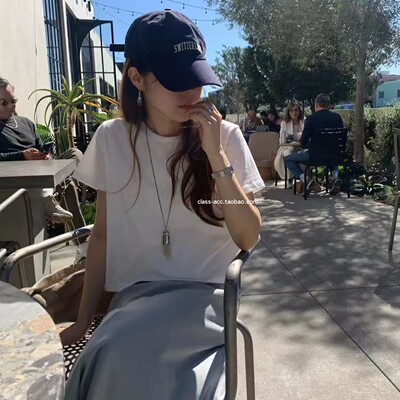 class韩国直邮1031901 OUNCE 韩代2026款  正肩纯棉短袖T