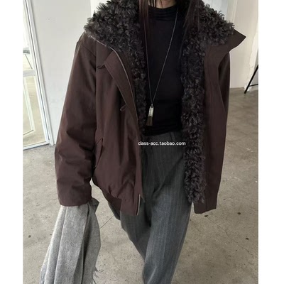 class韩国直邮110312 FORTH 韩代2025款  毛毛外套