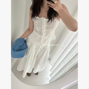 国现class韩国直邮012018 OLI SEOUL 韩代2026款  小花边吊带