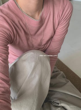 class韩国直邮122316 MARE 韩代2025款  天丝羊毛打底T