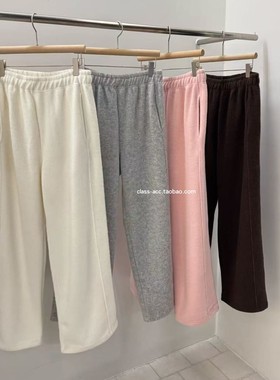 class韩国直邮103017 PLACOR 韩代2025款  松紧腰可束脚羊毛卫裤