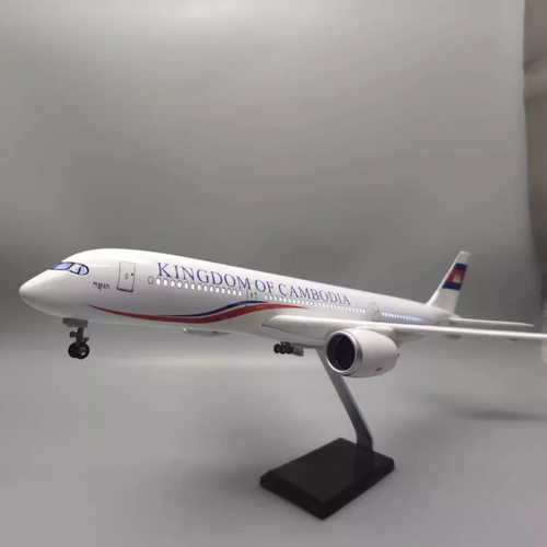 热卖1:142柬埔寨航空47cm A350 KINGDOM OF CAMBODIA飞机模型