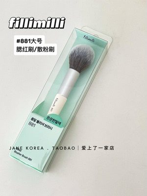 王霏霏同款！韩国Fillimilli881子弹头大号腮红刷散粉刷博主推荐