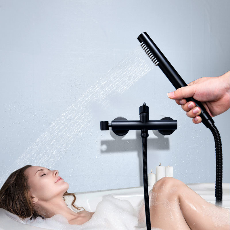 厕所黑色家用马桶喷枪高压冲洗龙头卫生间浴室伴侣妇洗器淋浴喷头