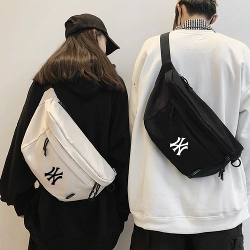 洋基队ASUNY联名男女士运动手提单肩斜挎包腰包骑行胸包百搭潮