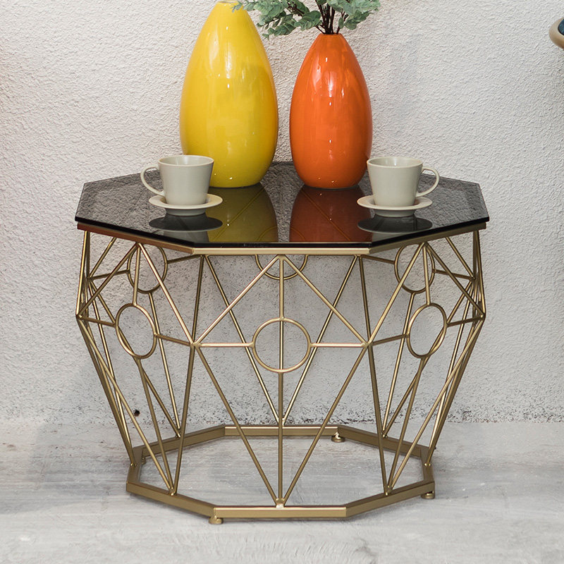 北欧圆形茶几 创意简约铁艺玻璃茶几 欧式小户型客厅大理石小茶几在类目 住宅家具, 几类, 茶几中 - 来自Buy2taobao.com提供专业的淘宝代购服务