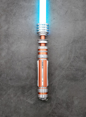 星战蕾娅公主光剑2.0收藏级全金属玫瑰金阳极氧化