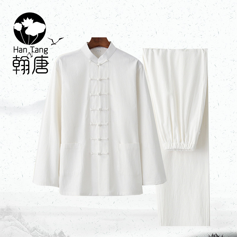 复古青年潮牌套装中老年中式汉服