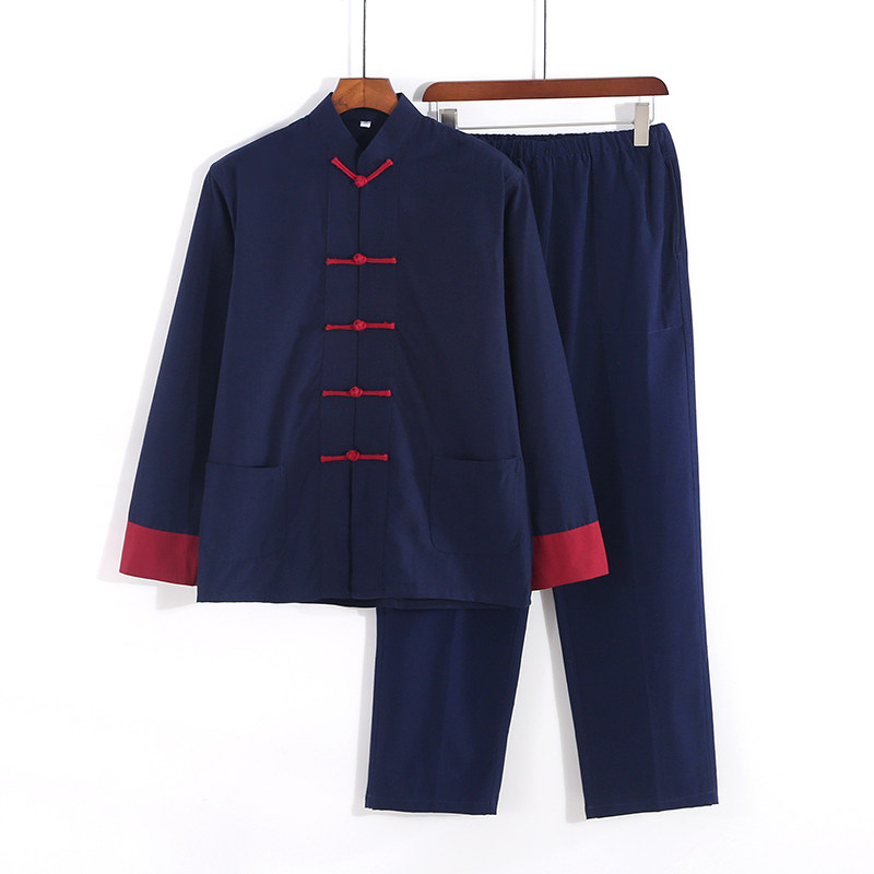 春秋唐装中老年复古汉服太极服