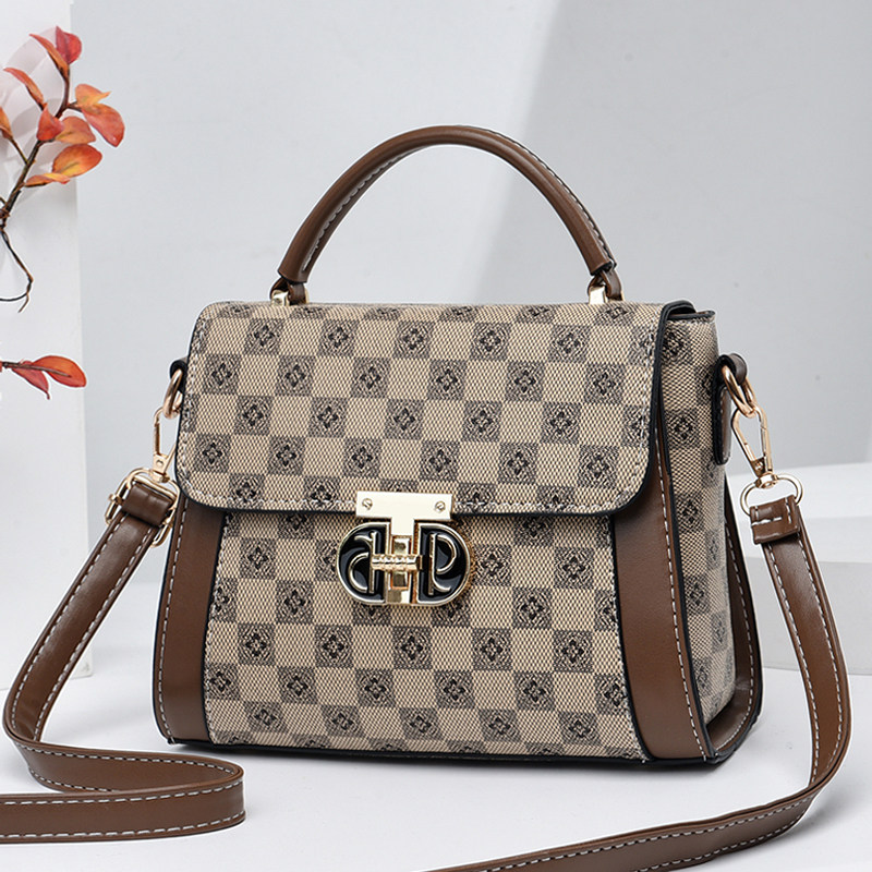 软皮女包斜挎包2025新款时尚潮流妈妈单肩包大容量百搭手提小方包,箱包皮具/热销女包/男包,通用款女包,淘宝优惠券,粉丝福利购,淘宝优惠卷