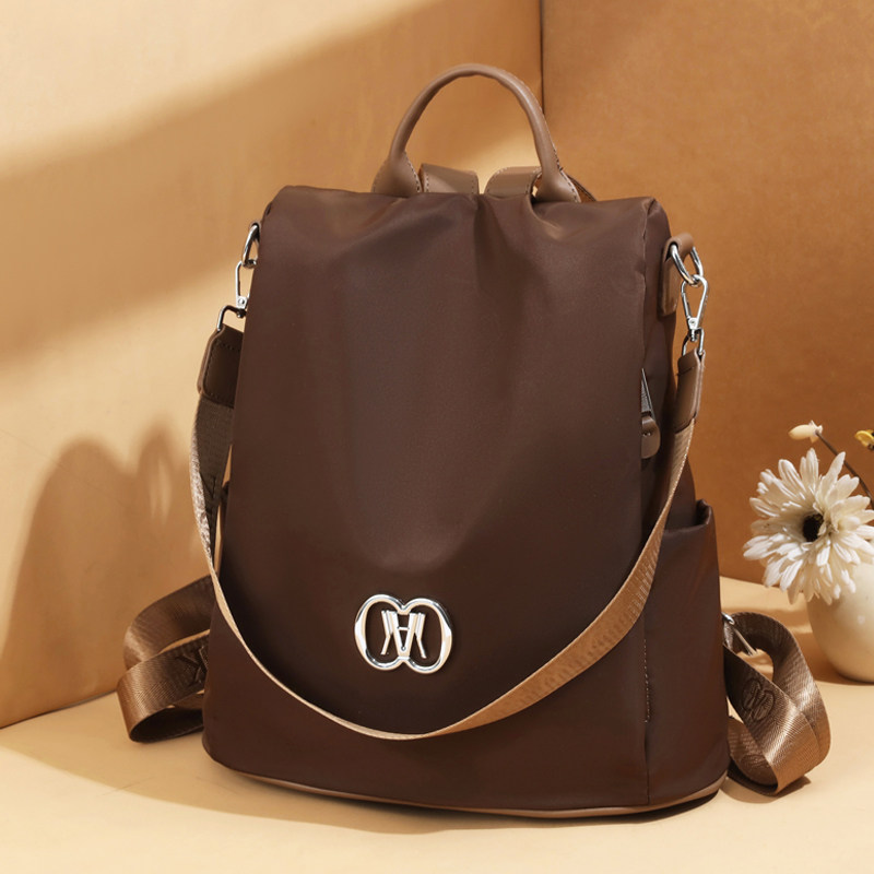 牛津帆布双肩包女2026年新款韩版时尚潮流旅行包女士大容量小背包