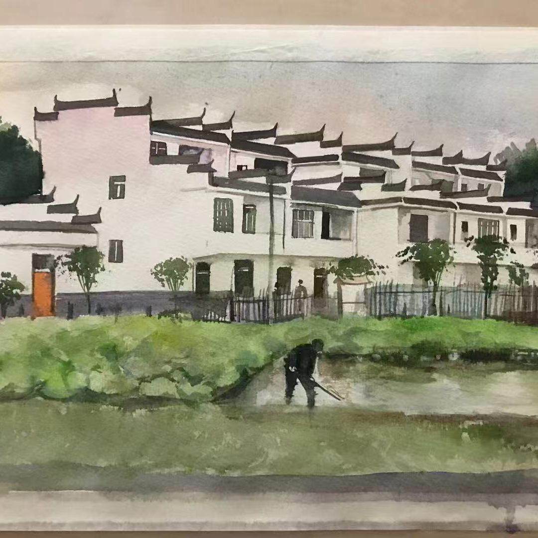 手绘丙烯彩铅风景画油画水彩画定制代画素描水粉色彩静物人物代画
