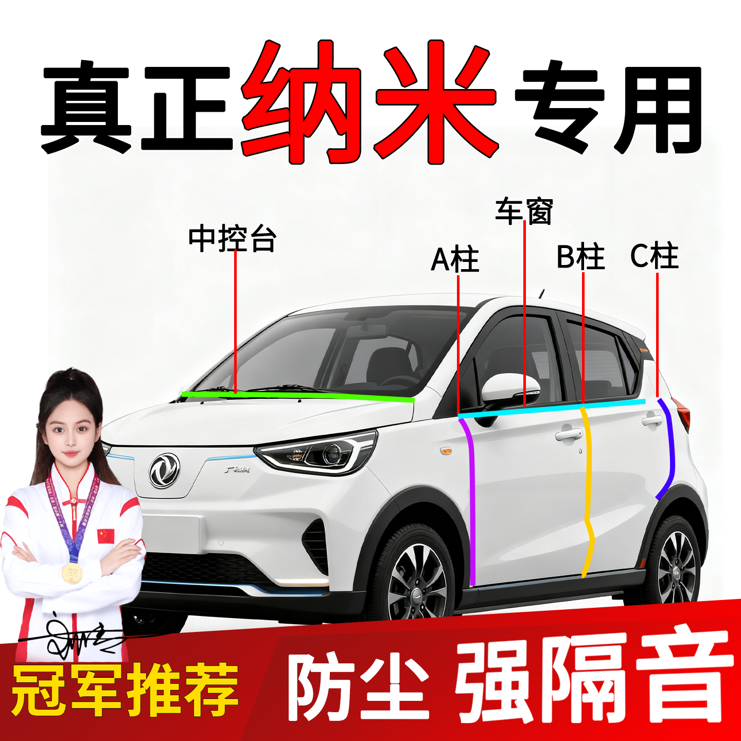 东风纳米汽车密封条缝隙隔音