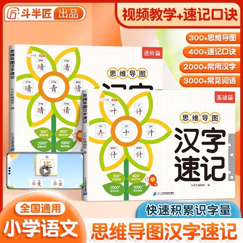 斗半匠小学生思维导图速