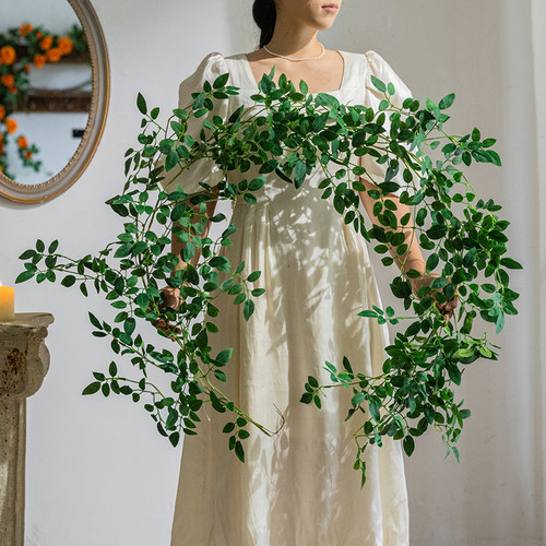 仿真玫瑰花藤假花藤条