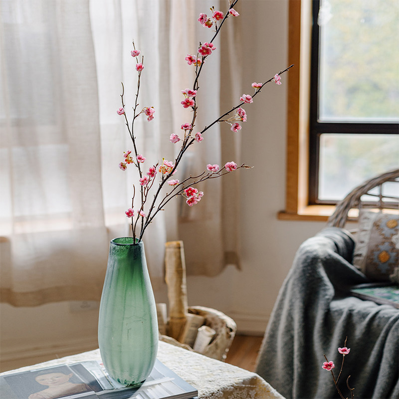 掬涵梅花假花摆件仿真花腊梅插花客厅摆设干花花束中式花艺装饰