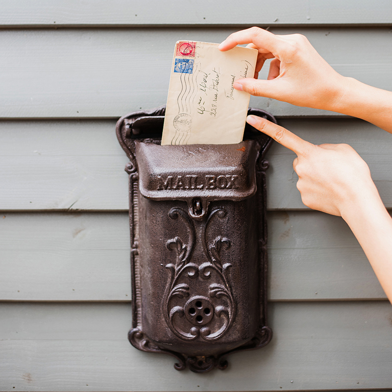 掬涵 铸铁邮筒信箱 室户外防水欧式别墅壁挂墙装饰意见箱复古邮箱|ruв категории Домашний быт, роспись - от Buy2taobao.com для оказания профессиональной услуги покупки агента Taobao
