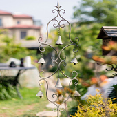 掬涵铁艺风铃花插覆古花园地插铃铛摆件欧式 装 饰品庭院杂货