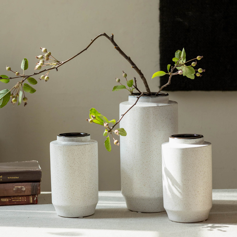 北欧简约高级感轻奢陶瓷花瓶花器