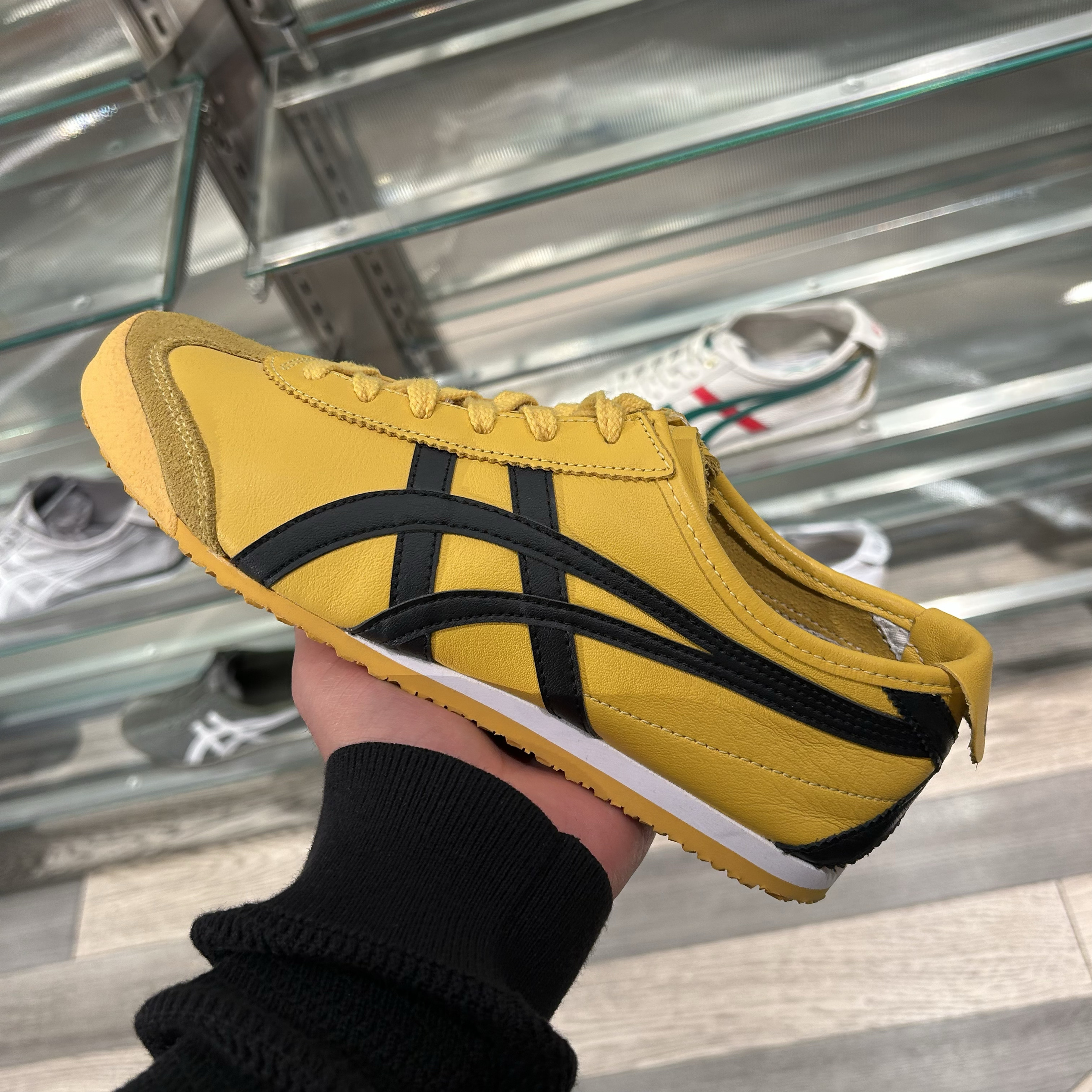 Onitsuka Tiger鬼塚虎MEXICO 66男女复古黄色休闲鞋1183C102-751