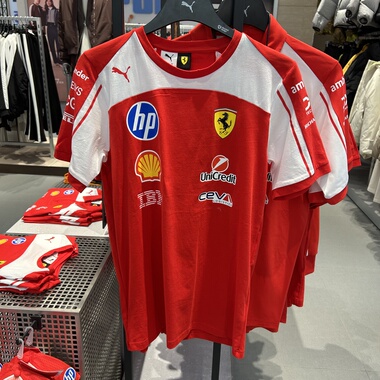 PUMA彪马男子FERRARI法拉利赛车系列车迷版赛车服短袖T恤713831