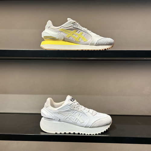 Onitsuka Tiger鬼塚虎MOAGE CO男女款透气休闲厚底老爹鞋1183B555