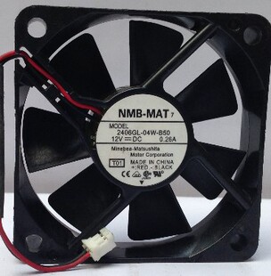 6015 12V B50 NMB 散热风扇 04W 6CM 2406GL 原装 0.26A