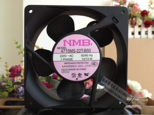 4715MS-22T-B50全新原装美蓓亚NMB120*120*38 220V插座式铝框风扇