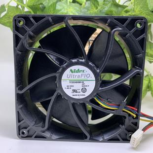 日本NIDEC DC24V 正品 施耐德变频器风扇 1.40A原装 V12E24BGB5