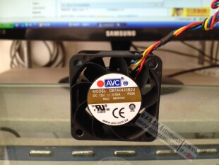 AVC 4020 12V 0.50A 4cm厘米 4线温控服务器散热风扇 DBTA0420B2U