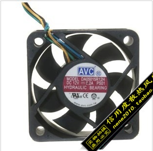 原装AVC 5015 DA05015R12H 12V 0.20A 5CM大风量支持测速风扇