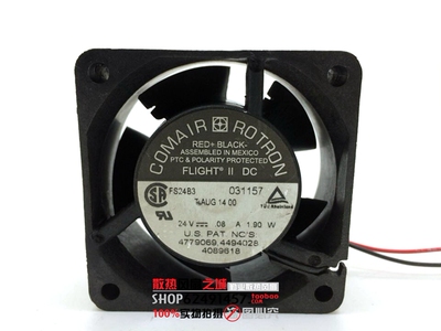 散热风扇6025 6CM/厘米 24V 0.08A 1.90W 6cm变频器风扇 FS24B3