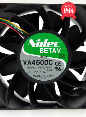 NIDEC VA450DC散热风扇 V35625-35 12V DC 3.9A 12038 风机