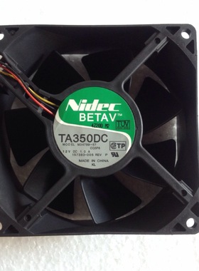 NIDEC TA350DC M34789-57 CQ4 9238 12v 1A 9cm/厘米 散热风扇