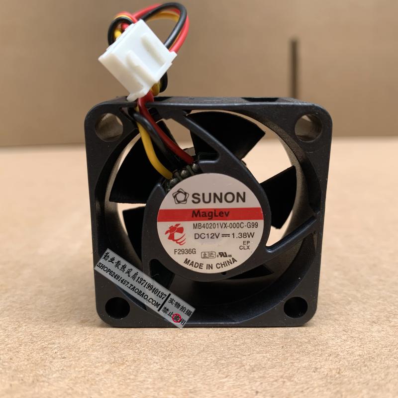 MB40201VX-000C-G99/A99 SUNON建准 4020 12V 1.38W 4CM/厘米风扇