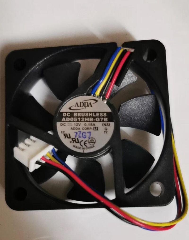 ADDA 5CM/厘米 5010 12V 0.15A AD0512HB-G7B 4线PWM调速散热风扇