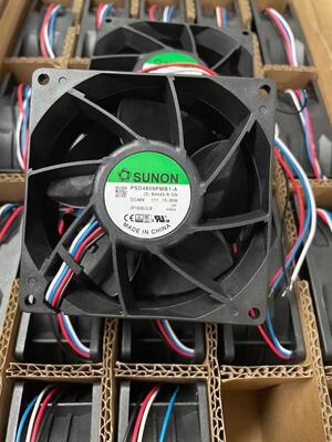全新SUNON建准 9238 48V 15.36W PSD4809PMB1-A 四线温控散热风扇