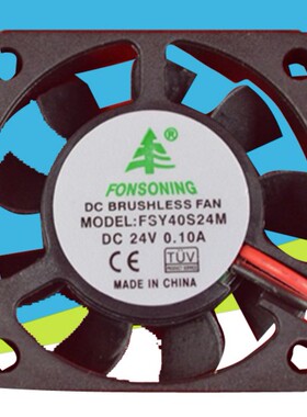 原装正品4CM 24V 0.1A 4010 FSY40S24M KDE2404PFVX 散热风扇