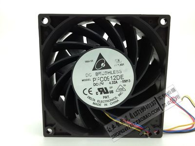 原装 台达 PFC0912DE 12V 4.32A 9038 超暴力 双滚珠 散热风扇
