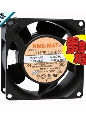 原装NMB-MAT风机 风扇 3115PS-23T-B30 8038 230V 轴流风机