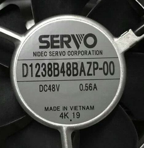 伺服SERVO 48V 0.56A 12038铝框散热风扇D1238B48BAZP-00