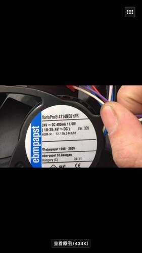 4114N/37HHPR 原装德国ebmpapst 24V 13.5W 120*120*38MM设备风扇
