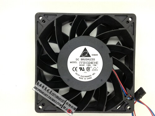 台达DELTA FFB1324EHE 12738 DC24V1.80A 高转速变频散热风扇