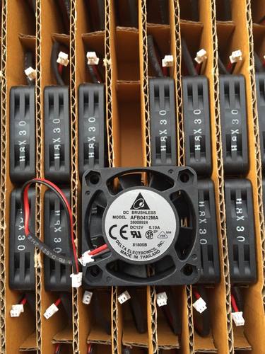 AFB0412MA 全新 台达风扇 4010滚珠风扇 12V 0.10A 4厘米/CM风扇