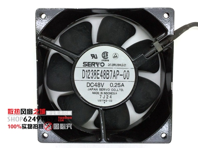 D1238E48B7AP-00 48V 0.25A 12CM/厘米 12038 双滚珠散热风扇