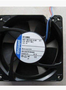 德国papst风扇 4114NH3 全新原装正品 24V 发射机专用风扇 19.5W