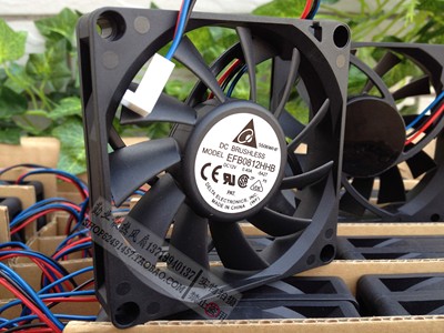 Delta/台达 8cm大风量超薄风扇 8015 12V 0.40A EFB0812HHB