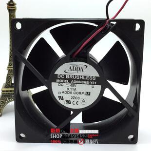 8032 48V 0.11A ADDA直流风机 AD0848HB 散热风扇 Y51