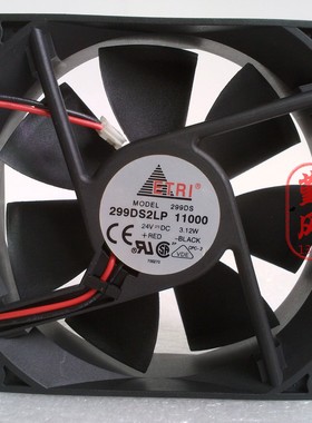 ETRI 9025 9CM/厘米 变频器风扇 24V 3.12W 0.11A 299DS2LP 11000