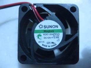 4020建准sunon 磁悬浮轴承风扇 KDE1204PKV1/2/3/X 12V 0.4W 静音